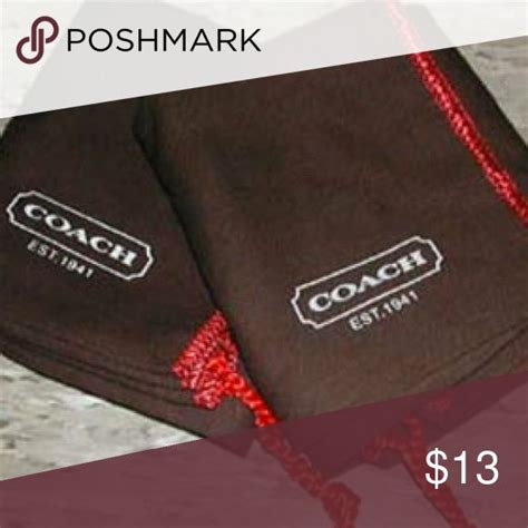 authentic coach dust bag.